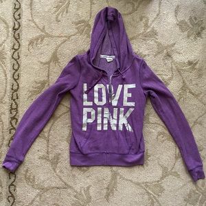 Victoria Secret PINK purple sweatshirt
